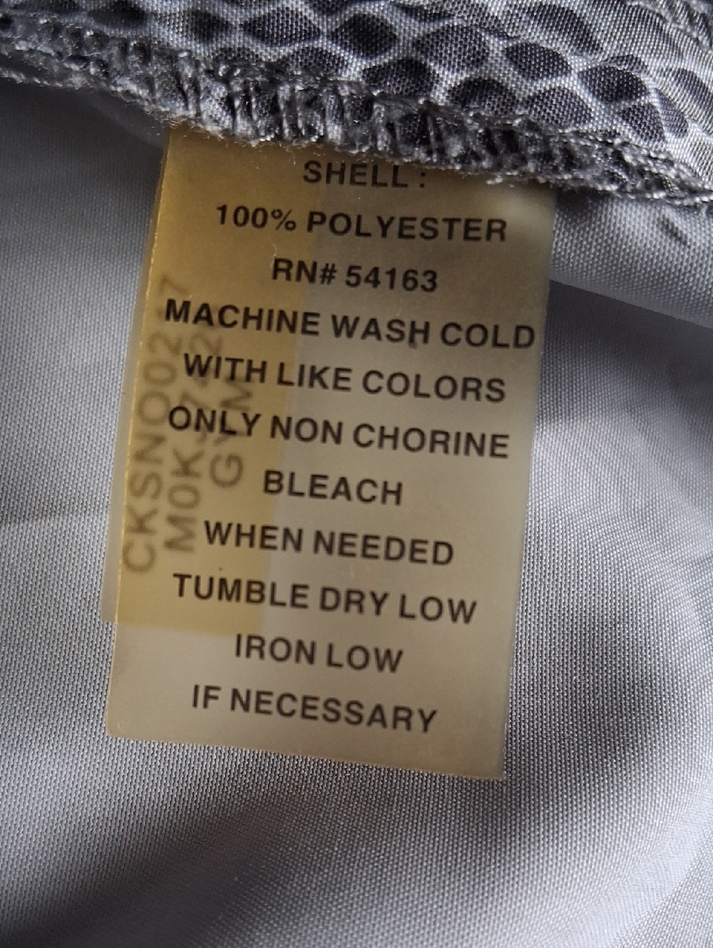 Khaki/grey CALVIN KLEIN Jacket - Lightweight Snake Print Sz Large - Picture 13 of 15